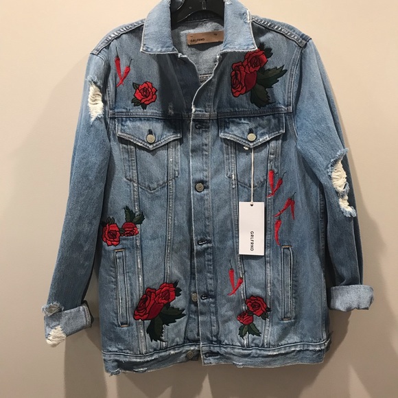 GRLFRND Jackets & Blazers - 🌟HP🌟NWT GRLFRND Daria Oversized Denim Jacket